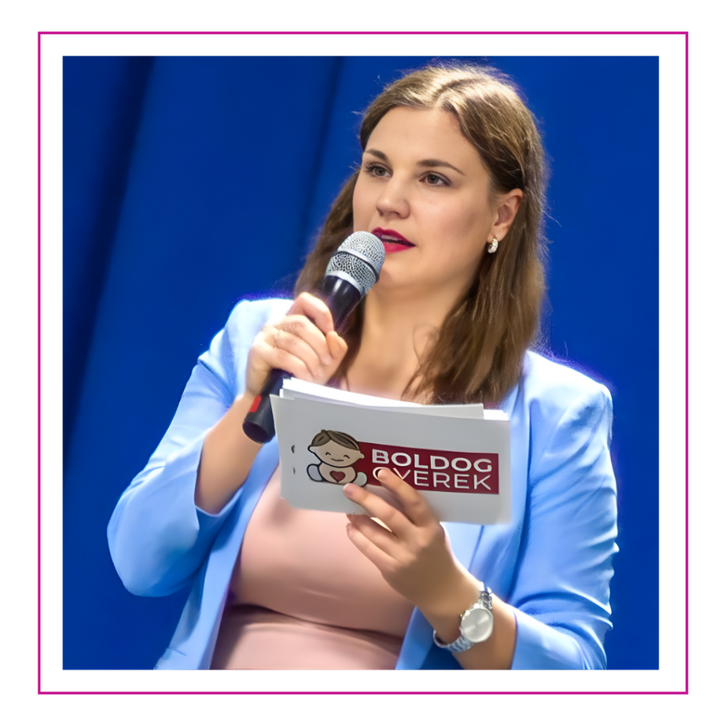 Beszédes Henrietta műsorvezető, riporter, szinkronszínész, narrátor